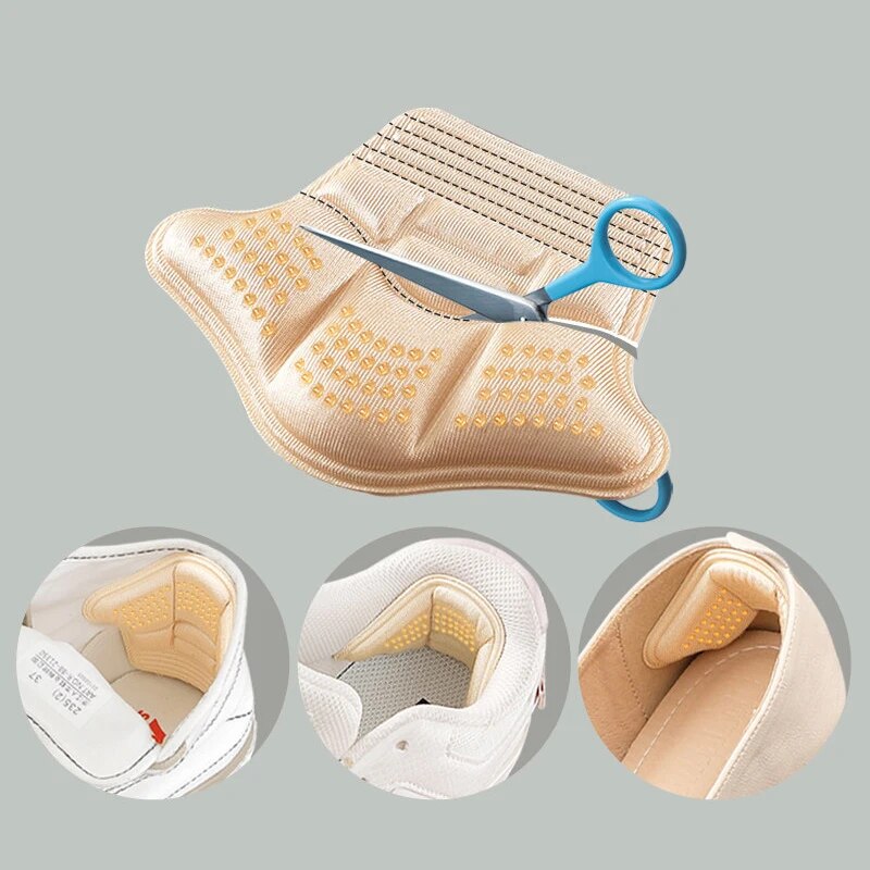 5D Shoe Pad Foot Care Heel Liner Stickers Cushion Forefoot Pads Sports Shoes Adjustable Antiwear Insoles Heel Sticker Protector