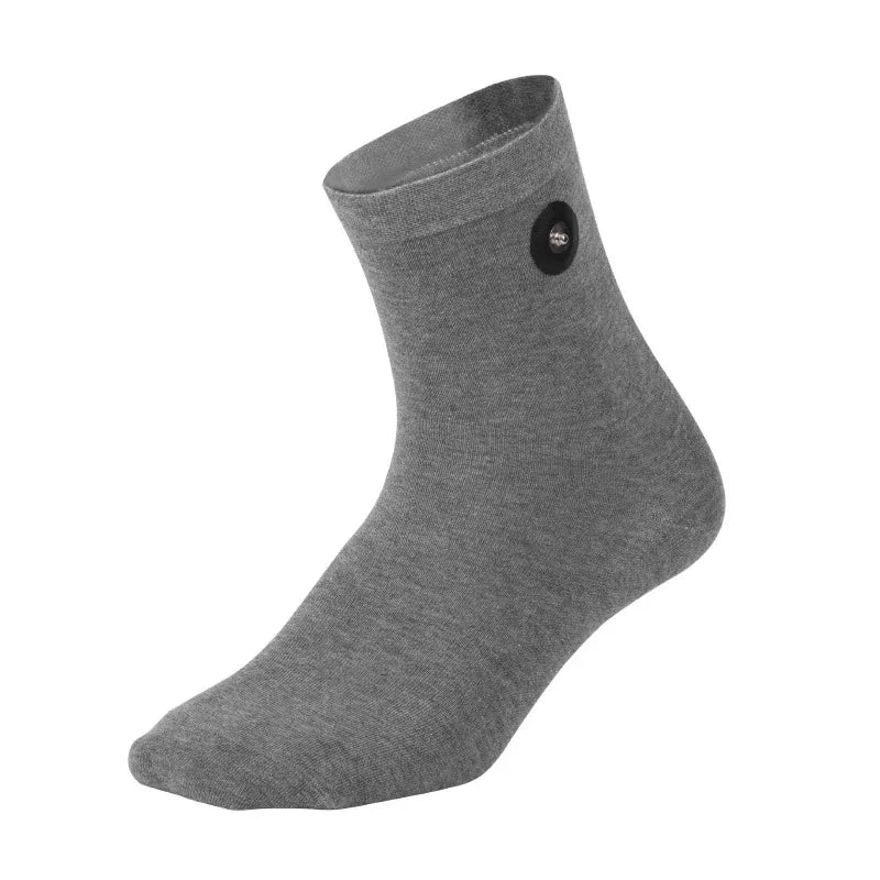 Conductive Grounding Socks 25% Pure Silver Infused Ankle Socks for Grounding Shoes,3 Pair