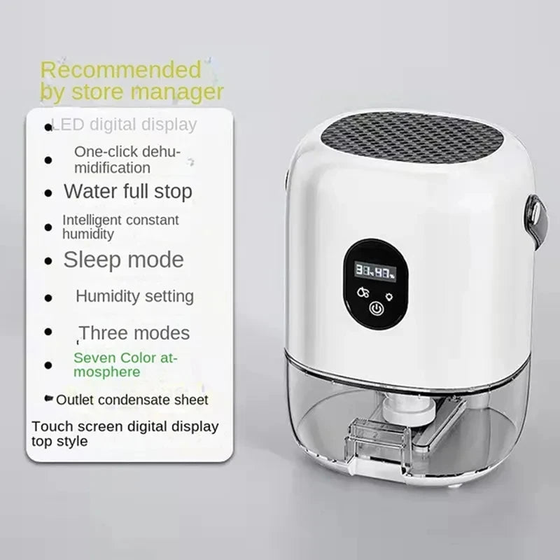 Xiaomi New Air Dehumidifier Home Silent Bedroom Basement Moisture-proof Dehumidifier Absorber Dryer Dehumidifier