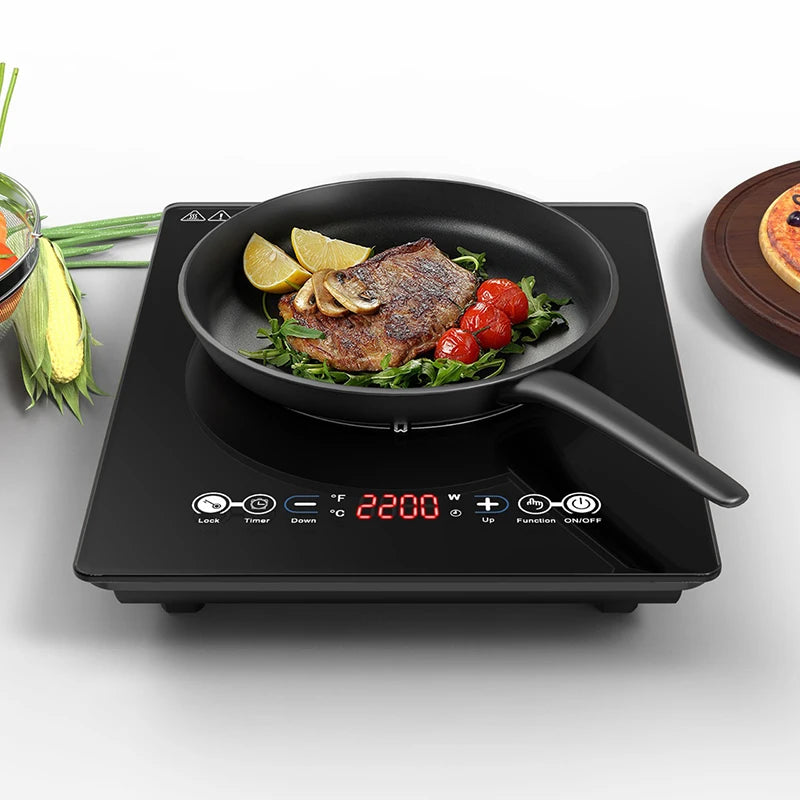 Induction Cooker Electromagnetic High-fire Furnace Double Cooktop Electric Adjustable Temperature Hob Power Magnetic Hot Plate