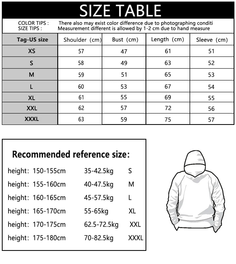 2023 American High Street Men Women Hoodies Autumn Winter y2k Fashion Pullover Sweatshirt landscape Graphic Print Tops Clothes