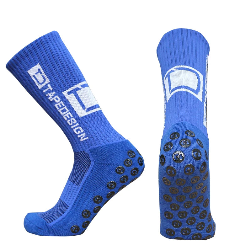 Anti-slip Football NEW TD Socks Men Women Non-slip Soccer Basketball Tennis Sport Socks Grip Cycling Riding Socks 39-45 futbol