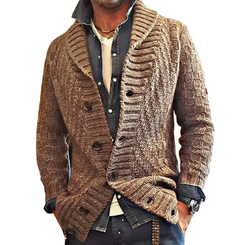 Men Clothing Winter Fleece Men Sweater Hooded Coat Cardigan Mens Knitted Sweater Jacket