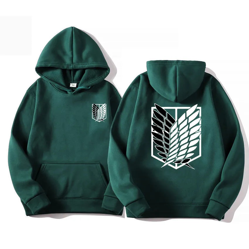 Japan Anime Attack on Titan Men Hoodies Autumn Casual Pullover Sweats Hoodie Fashion Sweatshirts Hip Hop Sweatshirt Clothes