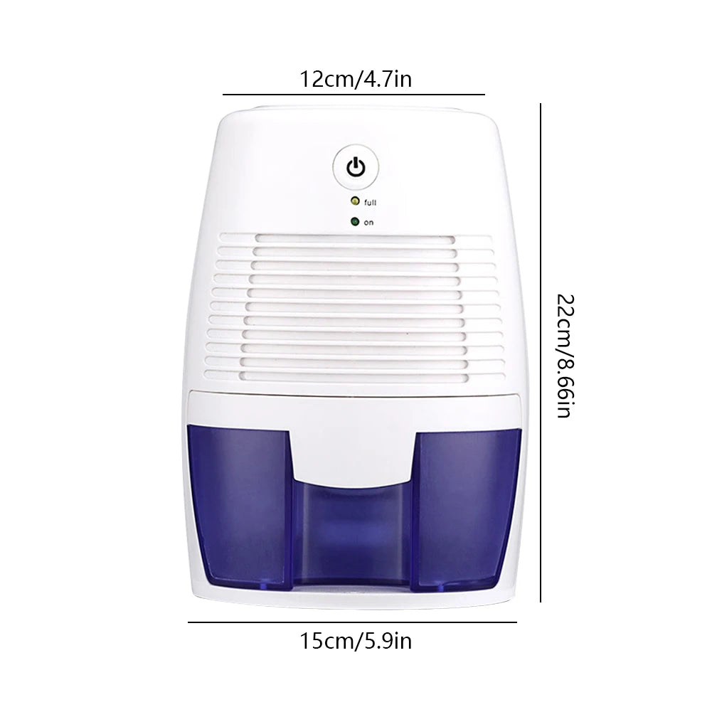 Mini Dehumidifier Quiet Electric Dehumidifiers Auto-Off Moisture Remove Machine Portable Energy-saving for Room Bathroom Bedroom