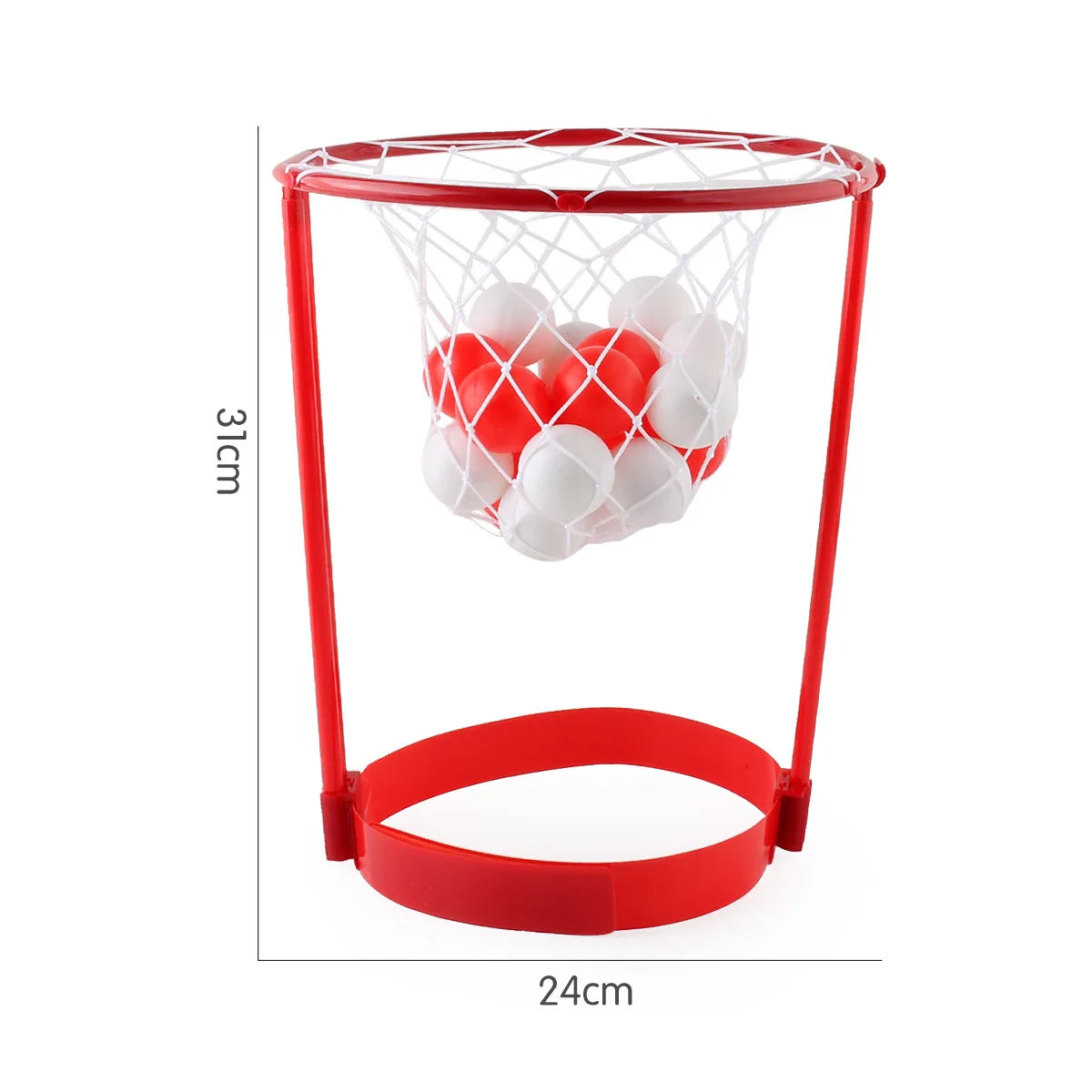 Outdoor Fun Sports Entertainment Basket Ball Case Headband Hoop Game Parent-child Interactive Funny Sports Toy Family Fun Game