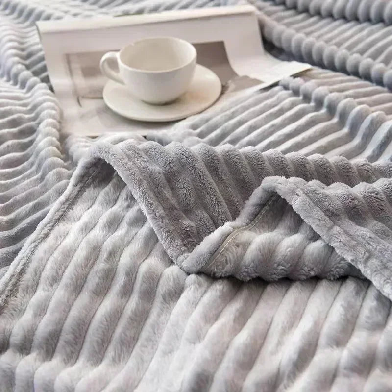 70x100cm Milk Velvet Blanket Thickened Flannel Blanket Soft Comfortable Blanket Coral Velet Quilt Home Textile