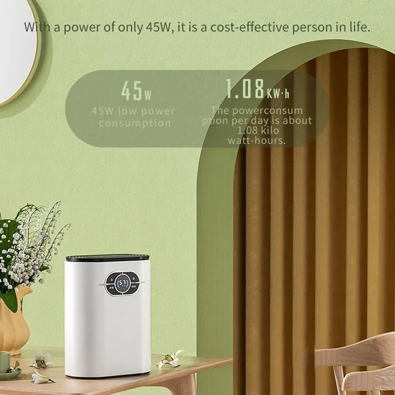 2L Dehumidifier For Home Air Dehumidifier Mini Bathroom Air Dryer Moisture Absorber Indoor Moisture Proof