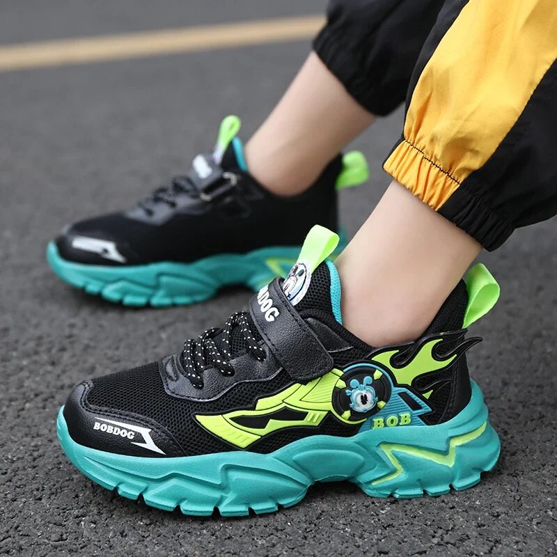 Kids Shoes Free Shipping Boys Running Shoes Breathable Mesh Sneaker Comfortable Casual Lightweight Sports Shoes for Children