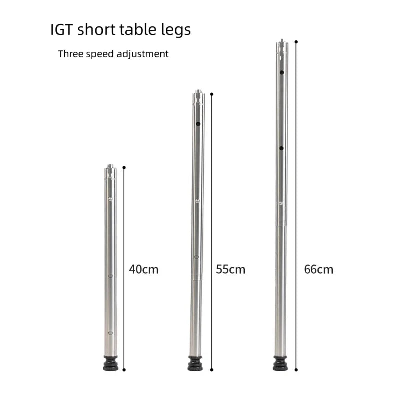 Camping IGT Table Free Combination Table Stainless Steel Storage Box IGT Accessories Outdoor Portable Folding Table New