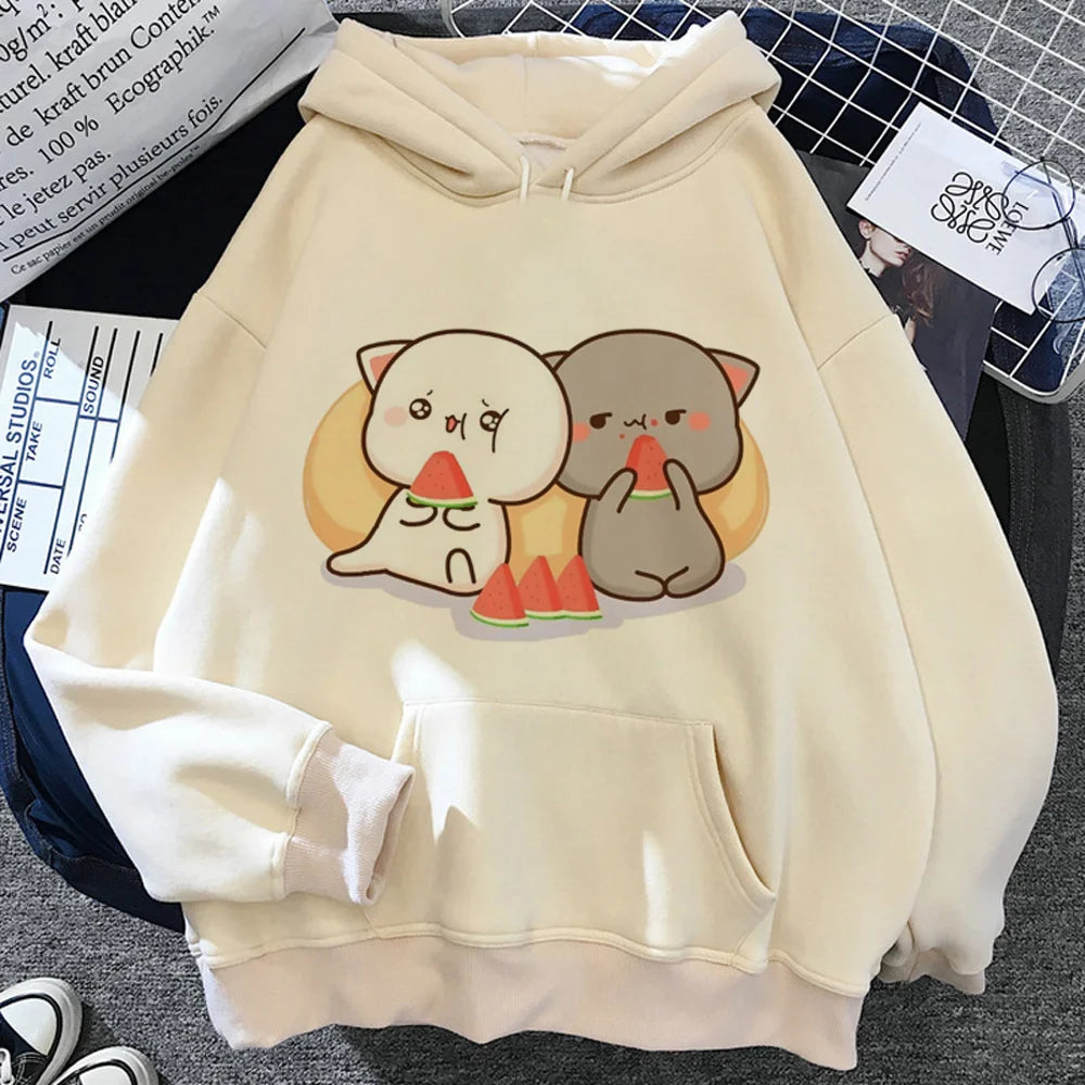 Bubu Dudu hoodies women sweat y2k Kawaii streetwear Hooded Shirt tracksuit female gothic Hood