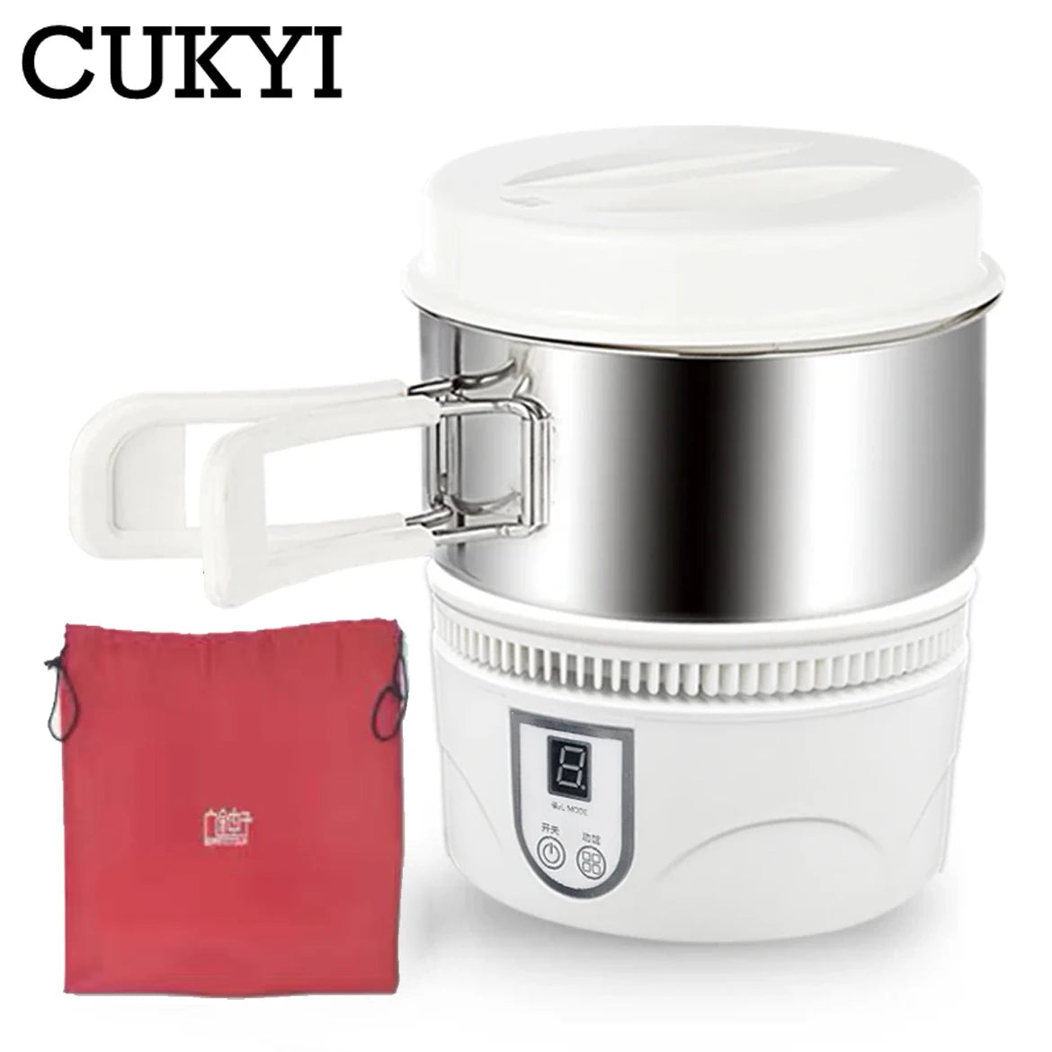 CUKYI Mini Portable Induction cookers for home office dormitory 800W Touch the electromagnetic oven stove with a Cooking pot