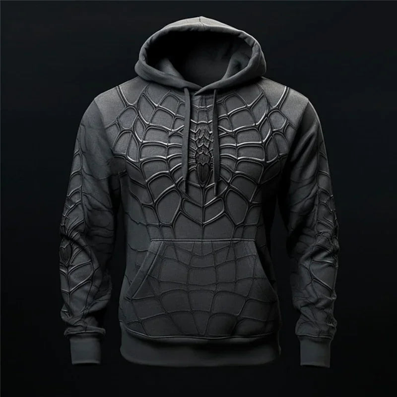 Fashion Leisure Hoodies for Men Anime Element Pattern Large Size Loose Hooded Shirt 2023 Trend Style Sports Clothing Male Tops