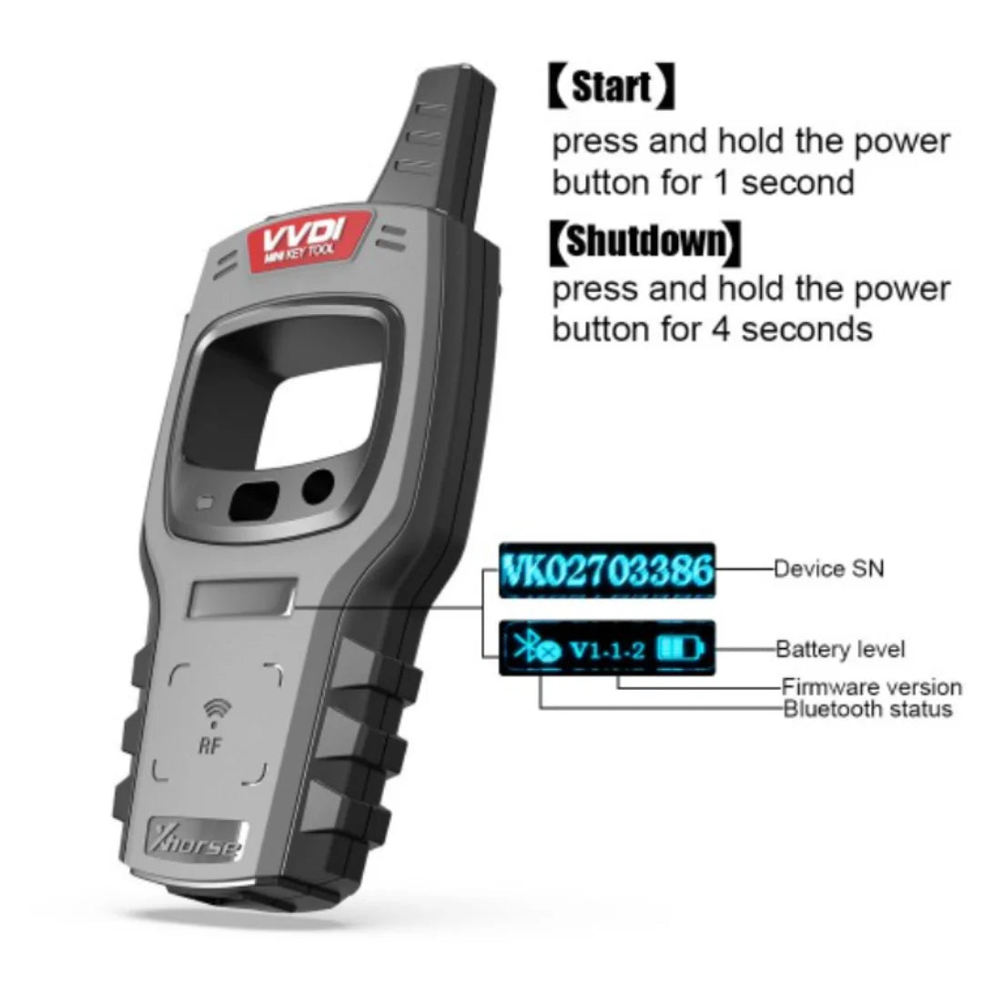 Xhorse VVDI Mini Key Tool Remote Key Programmer Support IOS and Android Global Version