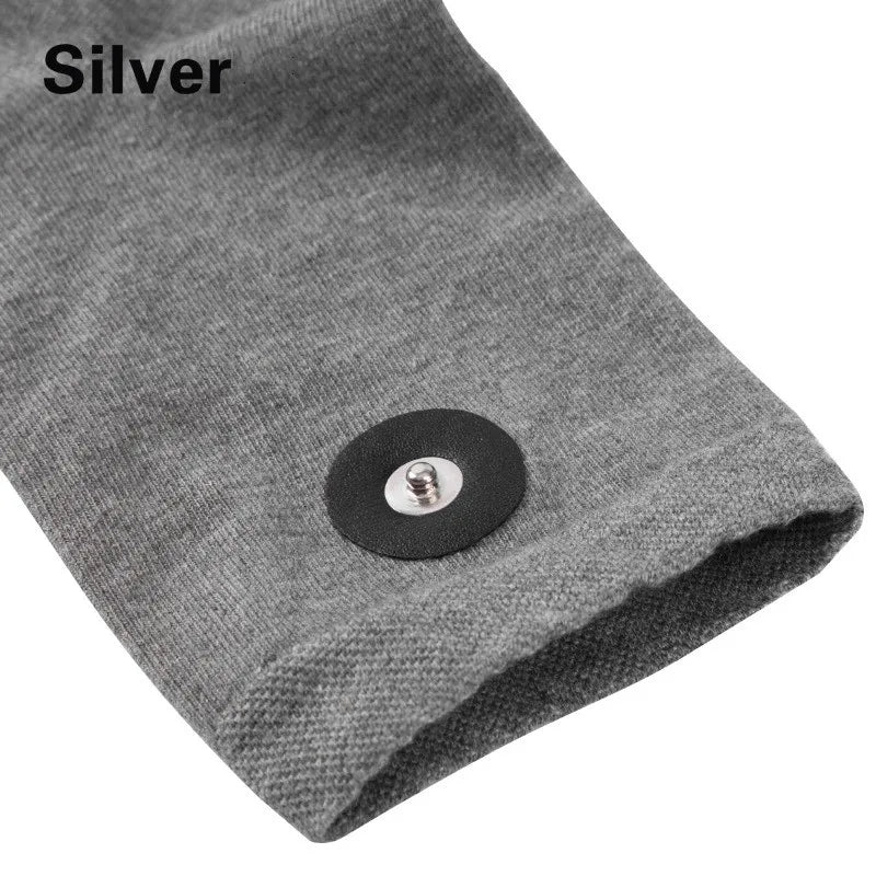 Conductive Grounding Socks 25% Pure Silver Infused Ankle Socks for Grounding Shoes,3 Pair