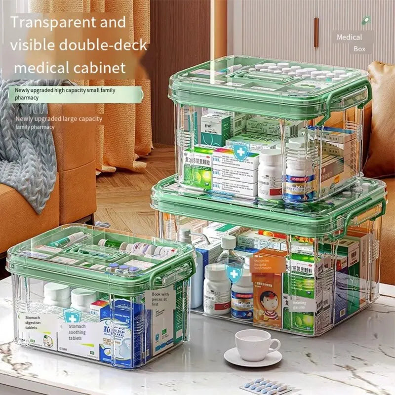 Multilayer Medicine Cabinet Foldable Blanket Storage Bags Storage Containers for Organizing Bedroom Closet Clothing Organization