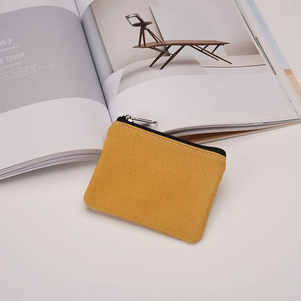 Bags Makeup Bags Bus Card Case Solid Color Zipper Korean Card Holder Small Coin Purse Men Money Bag Women Purse Wallets