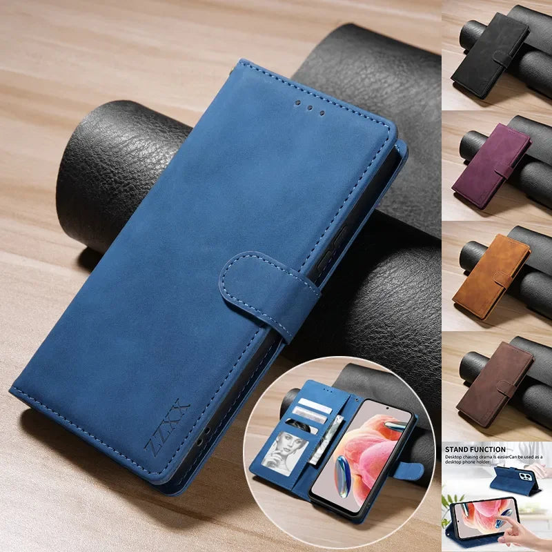 Wallet Magnetic Flip Leather Case For Xiaomi Redmi Note 12 12S 12 Pro Plus 11 Pro 11S 11T 10S 10 Pro 10T 9 Pro 8T 7 5 Pro Cover