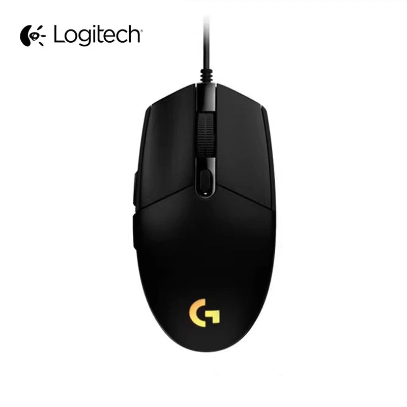 LOGITECH G102 Wired Mouse Second Generation Desktop Computer E-sports Gamer Peripherals Free Shipping Red Dragon Special Mouse