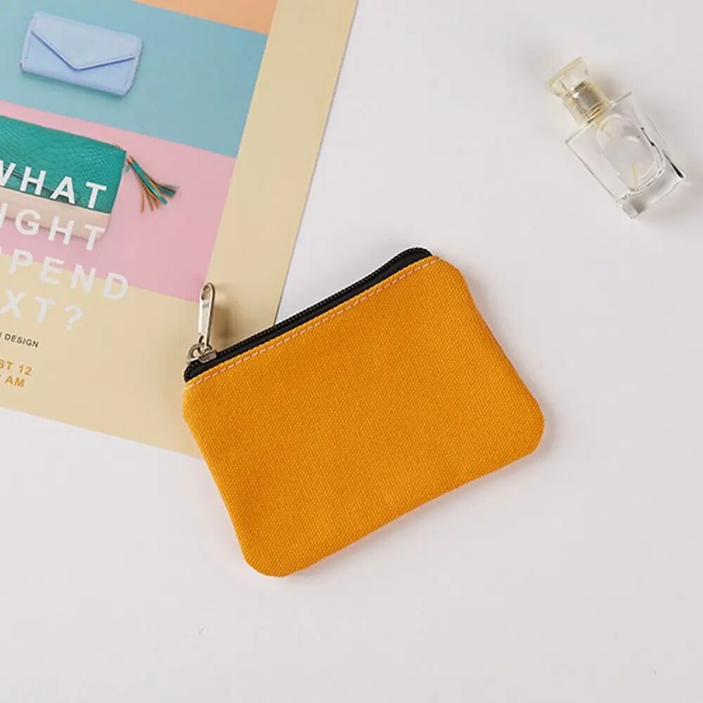 Bags Makeup Bags Bus Card Case Solid Color Zipper Korean Card Holder Small Coin Purse Men Money Bag Women Purse Wallets