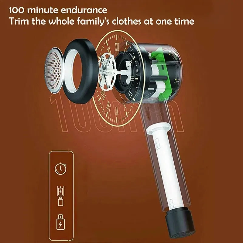 Fabric Shaver Electric Lint Remover Rechargeable LED Display Sweater Couch Fabric Pill Clothes Carpet Bobbles Trimmer