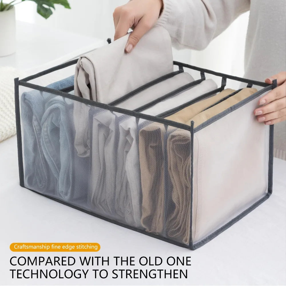 Pants Clothing Storage Box Wardrobe Clothes Storage Organizers Cabinet Drawer Organizer Underwear T-Shirt Sweater Storage Box