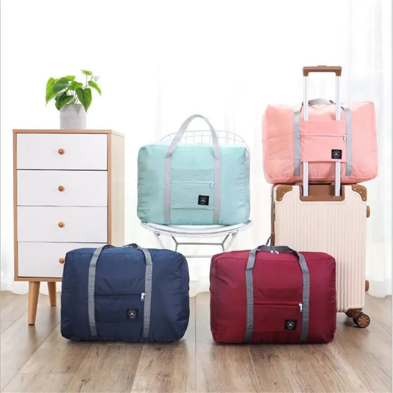 Large Capacity Travel Bag Foldable Luggage Waiting For Delivery Bag Portable Waterproof Storage Bag