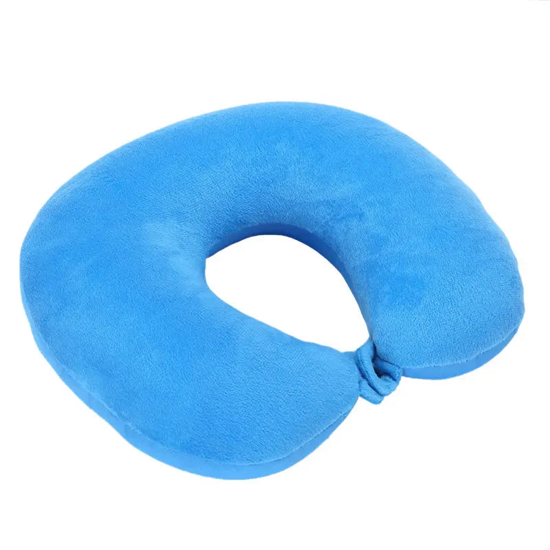 U Shaped Travel Pillow Particles Microbeads Neck Car Plane Pillows Soft Cushion Home Outdoor Textile Stock Home & GardenPillow