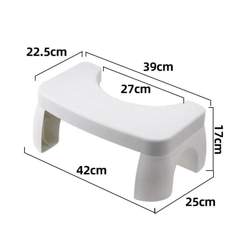 1PCS Collapsible Toilet Squat Stool Non Slip FootStool Anti Portable Step for Bathroom Tools Supplies