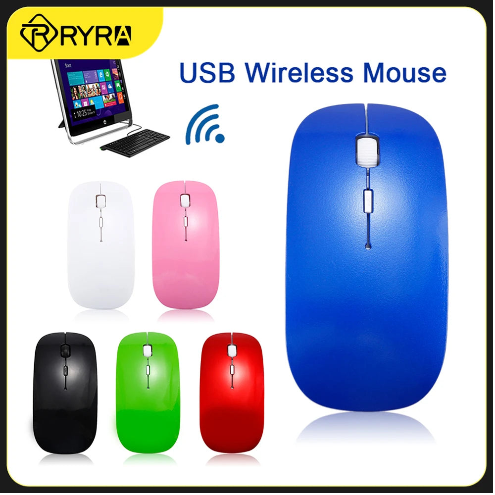 RYRA 2.4Ghz Wireless USB 3 Keys Mouse Gaming Mouse For Laptop Desktop PC Accessories Gaming Mouse Computer Peripherals