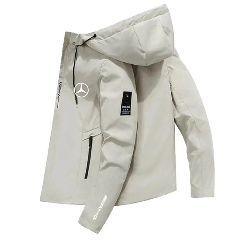 2023 Spring And Autumn New Brand Hurley Jacket Men's Outdoor Camping Men's Zip Hoodie Windproof Jacket Men's Jacket S-4XL