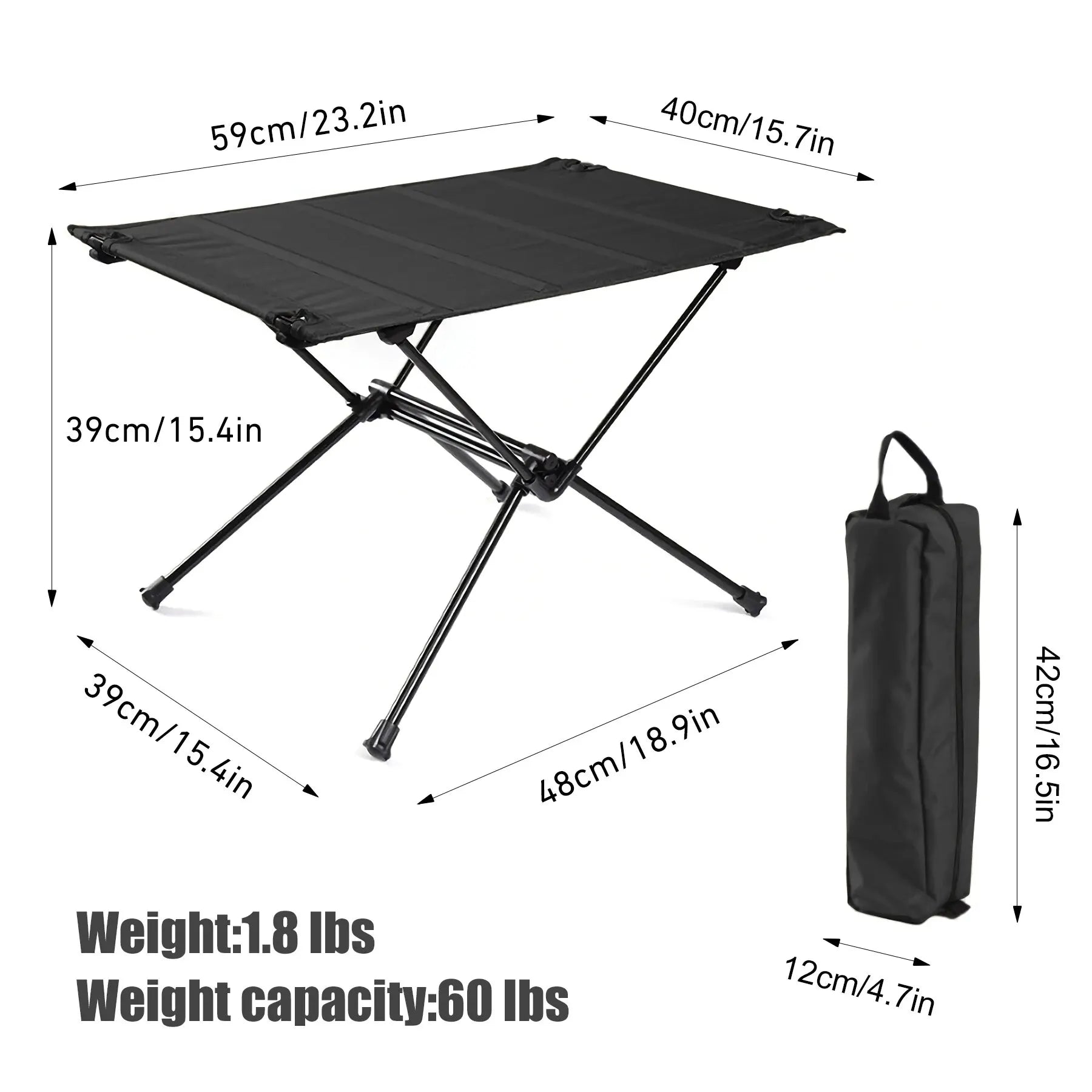 Collection WESTTUNE Camping Folding Table Lightweight 1680D Oxford Roll-Up Table Portable Aluminum Alloy Tourist