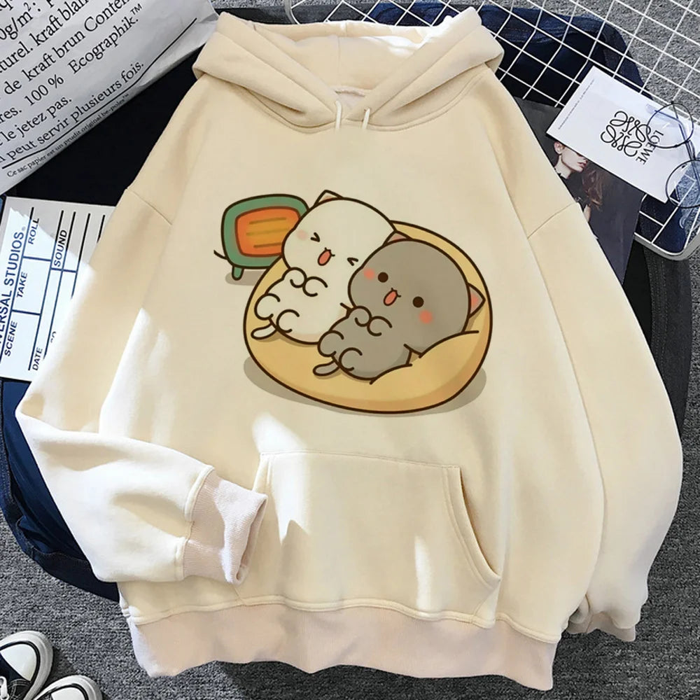 Bubu Dudu hoodies women sweat y2k Kawaii streetwear Hooded Shirt tracksuit female gothic Hood