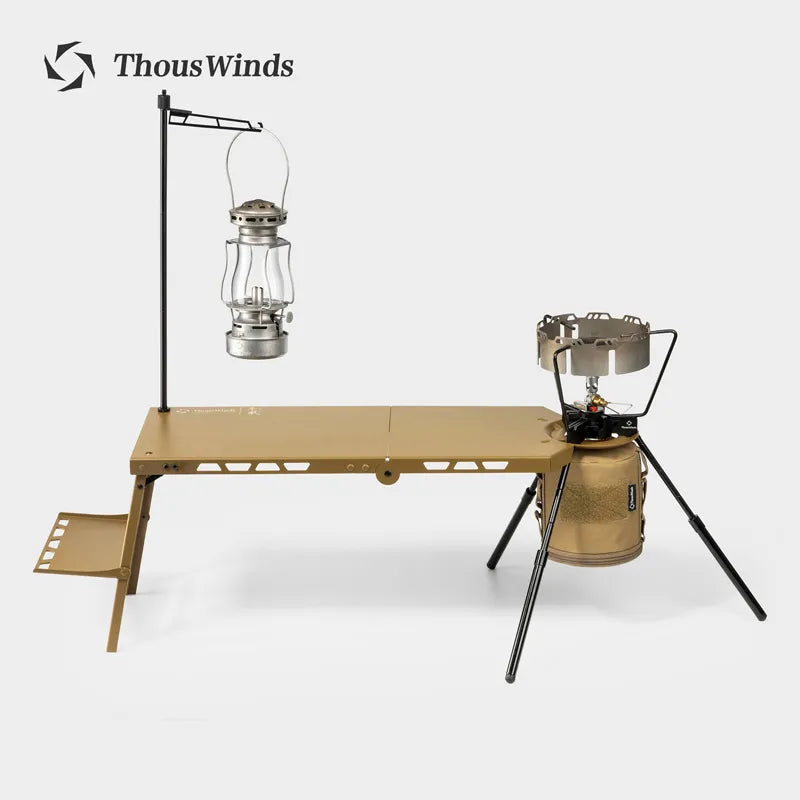 Thous Winds Solo Camping Aluminum Folding Table Lightweight Hiking Camp Stove Table Fishing Picnic Outdoor Ultra Light Tables