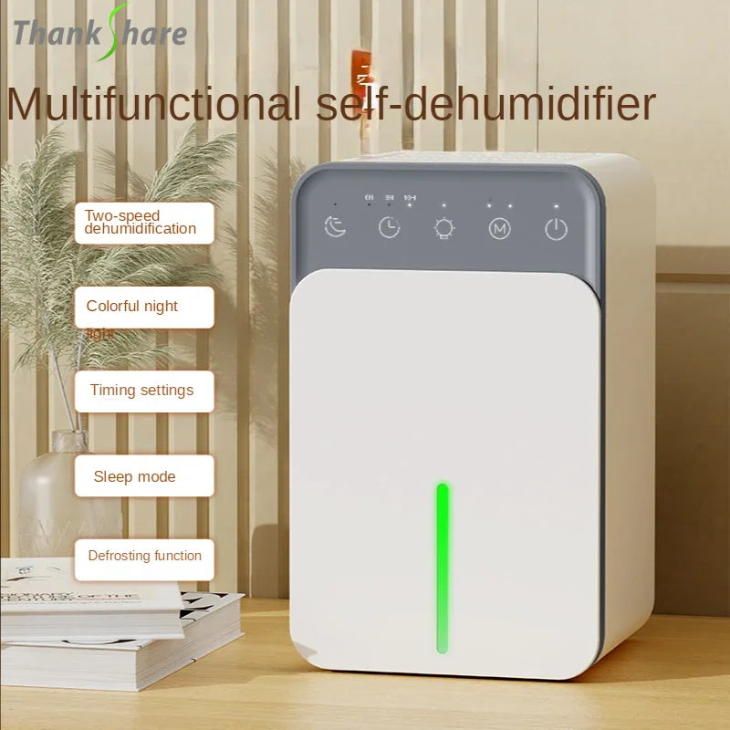 1500ML Air Dehumidifier With Basic Air Filter For Home Quiet Moisture Absorbers Machine Anti Humidity Portable Air Dryer Office