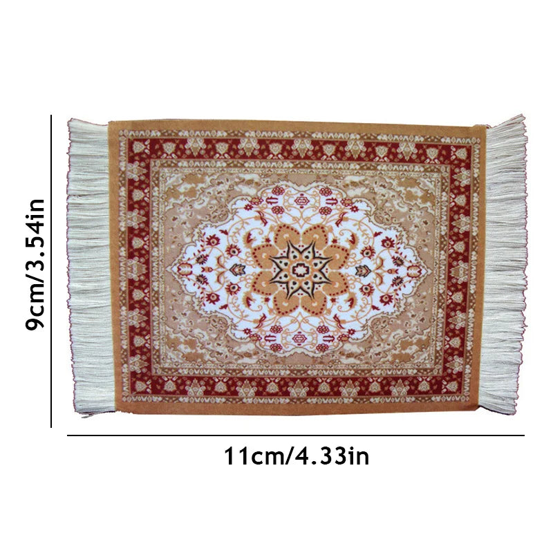 Handmade Bohemian Tassel Table Mat INS Persian Retro Non Slip Dining Table Mat Kitchen Accessories Decoration Home Pad Coaster