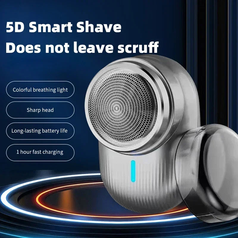 Xiaomi Youpin Electric Shaver Mini Pocket Rechargeable Portable Painless Cordless Trimmer Knife Face Beard Razor Size Washable