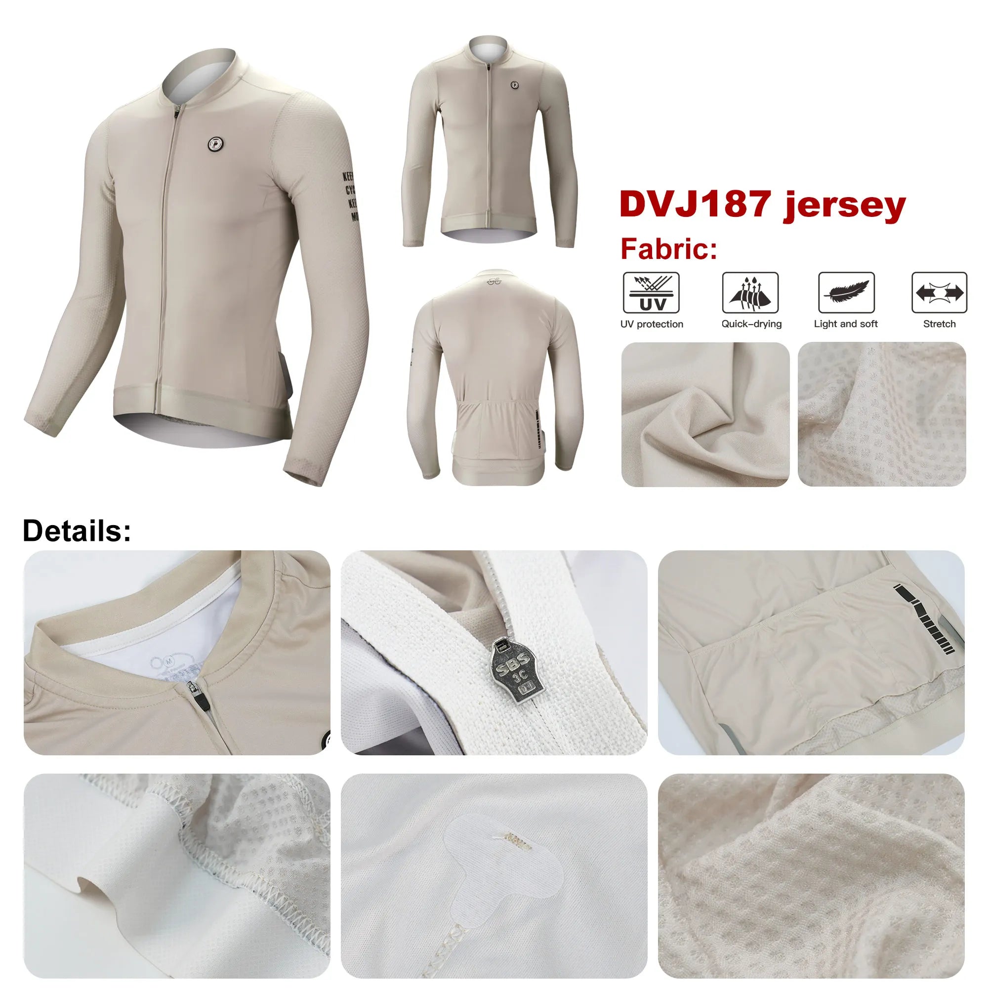 DAREVIE Cycling Jersey Long Sleeve SummerSPF 50+ 2023 New Fashion Aero Long Sleeves Cycling Jersey Men Women Breathable Cool Dry