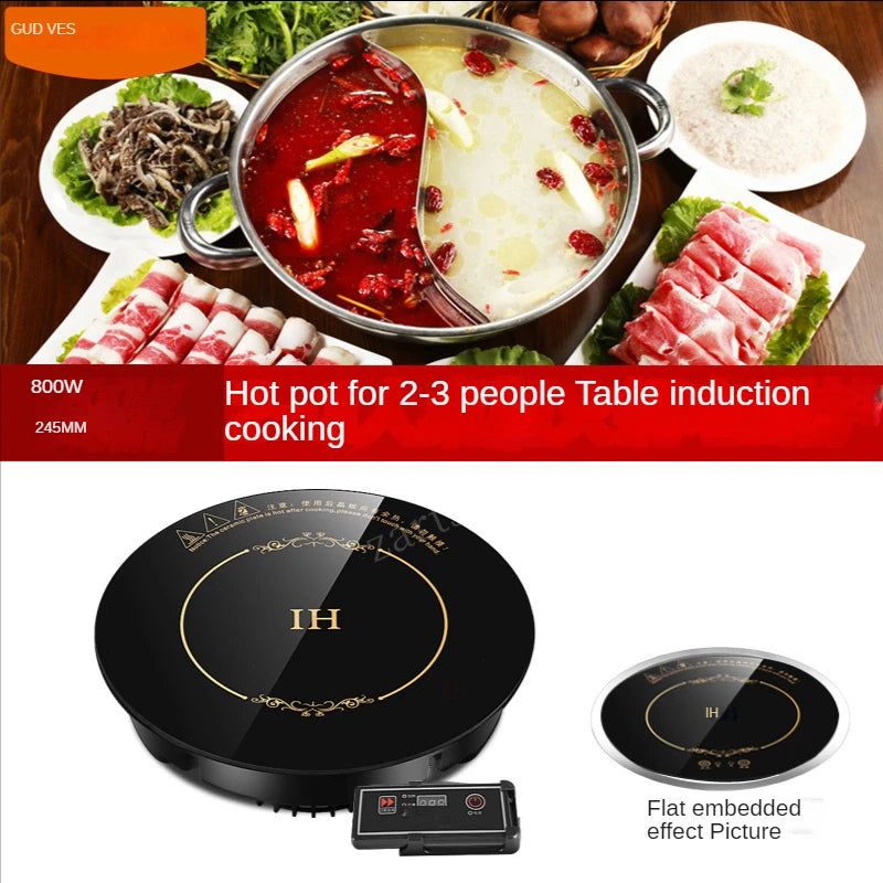 Electric Induction Cooker Waterproof High Power Magnetic Induction Cooker Intelligent Hot Pot Stove Induction Cooktop