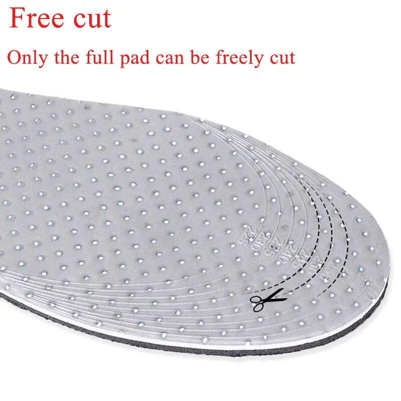 Height Increase Insoles Half Shoe Pads Men Women Breathable Memory Foam Heel Lifting Inserts 2.5-4.5cm Invisible Heightening Pad