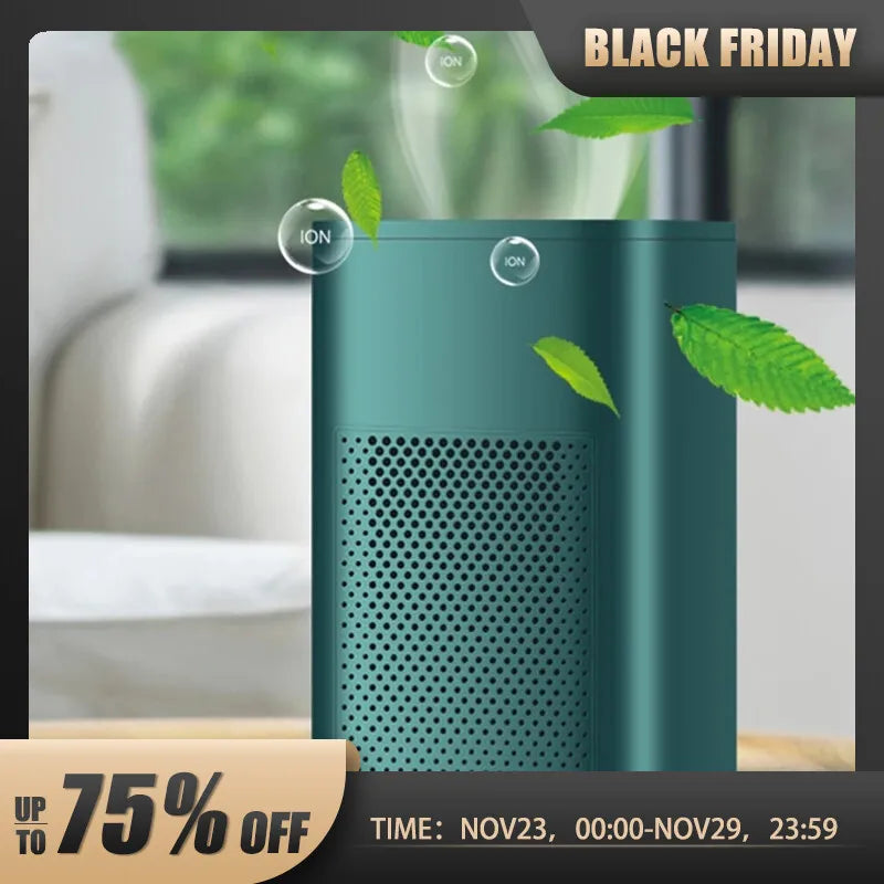 1 PCS Portable Air Purifier Fresheners Filter Air Cleaner Peculiar Smell Secondhand Smoke Filter For Home Bedroom Office