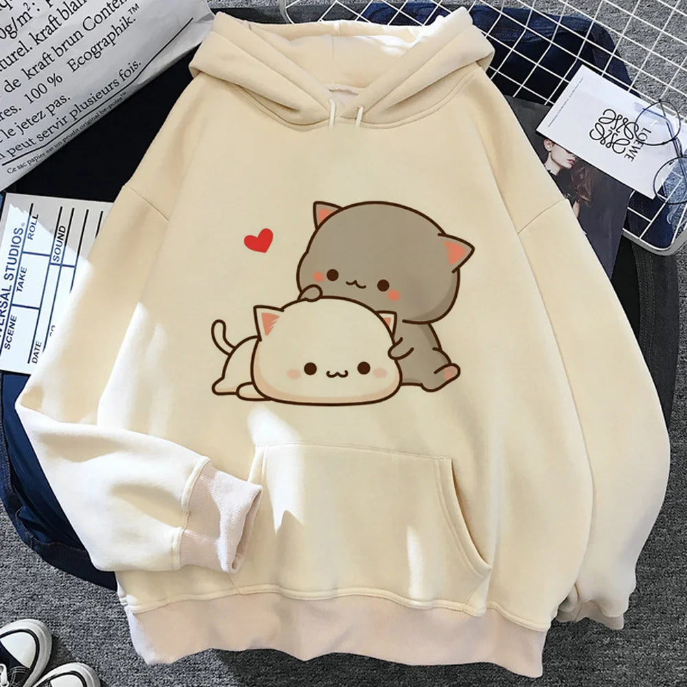 Bubu Dudu hoodies women sweat y2k Kawaii streetwear Hooded Shirt tracksuit female gothic Hood