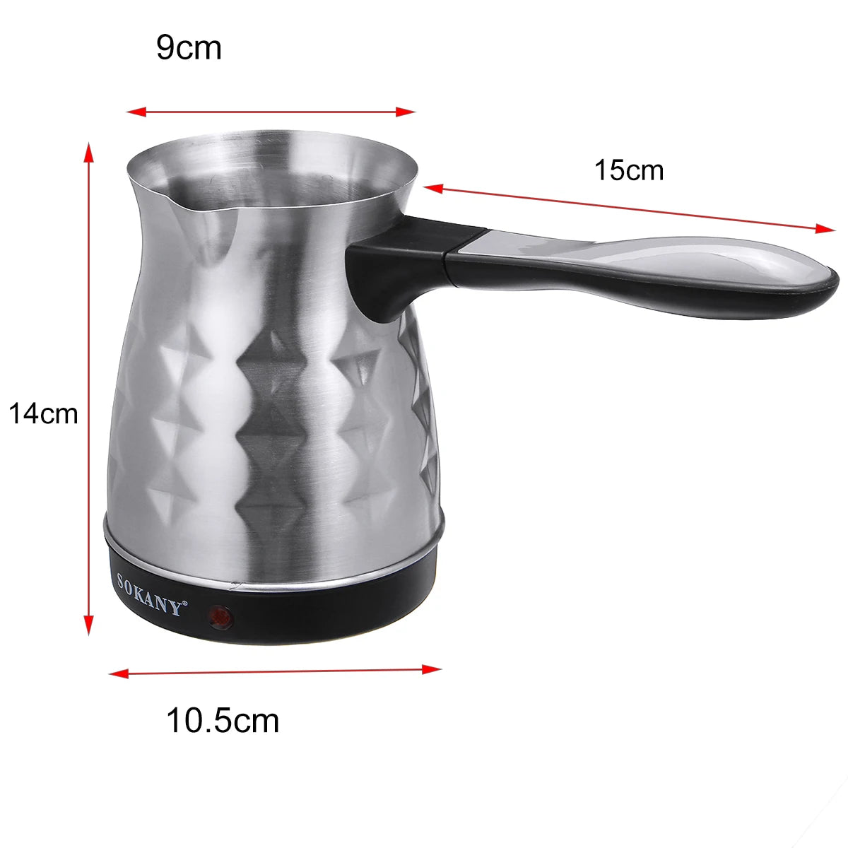 600W Turkish coffee pot Electric Maker Quick Heat Tea/Milk Making Machine Household Office plastic Italian espresso moka pot