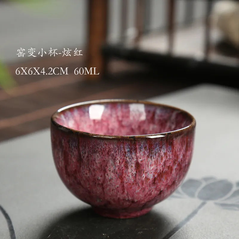 JIA-GUI LUO Ceramic teacup 60ML chinese style tea cup tea set kitchen dining bar small business supplies porcelain I020