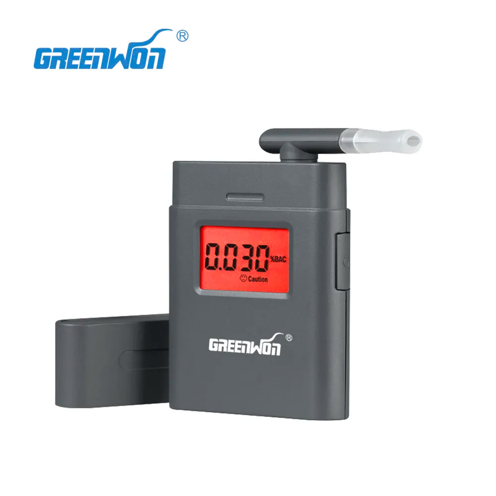 Prefessional Police Portable Breath Alcohol Analyzer Digital Breathalyzer Tester Body Alcoholicity Meter Alcohol Detection