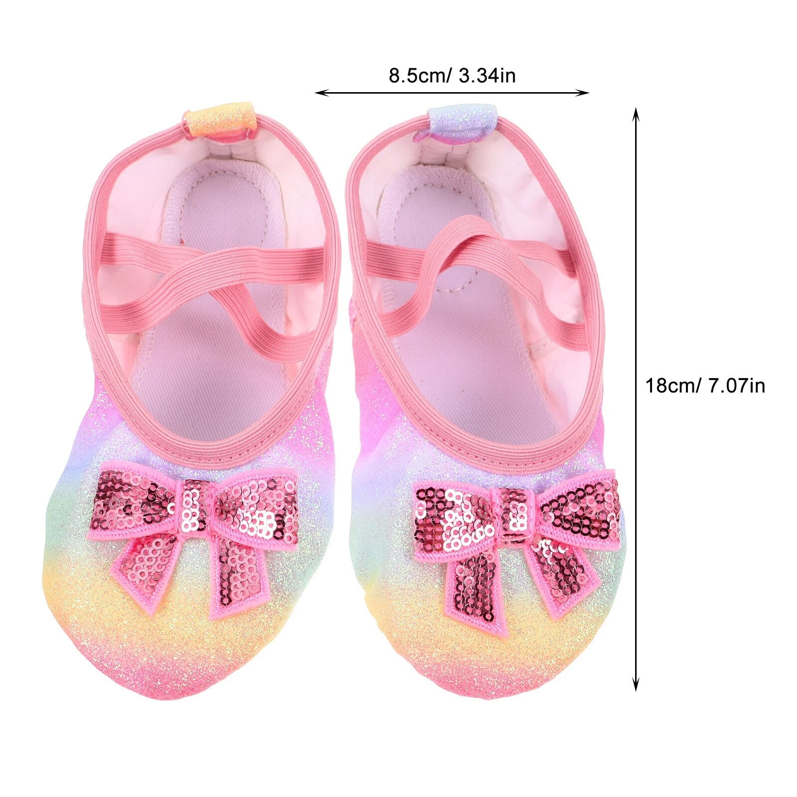 Ballet Shoes Girls Practice Toddler Flats Lace Jazz Dance Kids Synthetic