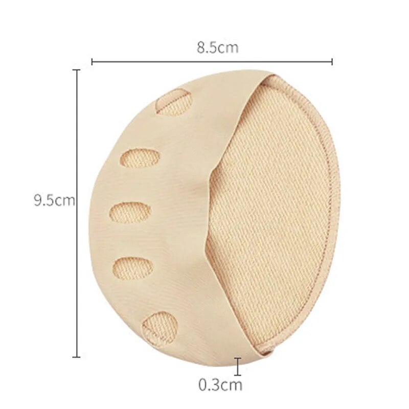 Five Toes Forefoot Pads High Heels Shoes Insoles Calluses Foot Protector Pain Relief Anti Shock Insoles Half Yard Pad Inserts