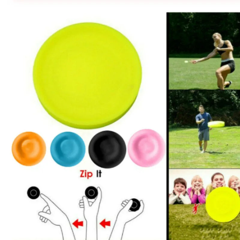 Choose 1 Piece Mini Pocket Beach Fly Disk Kids Adult Silicone Outdoor Sports Decompression Disc Fun Entertainment Toys Xmas Gift