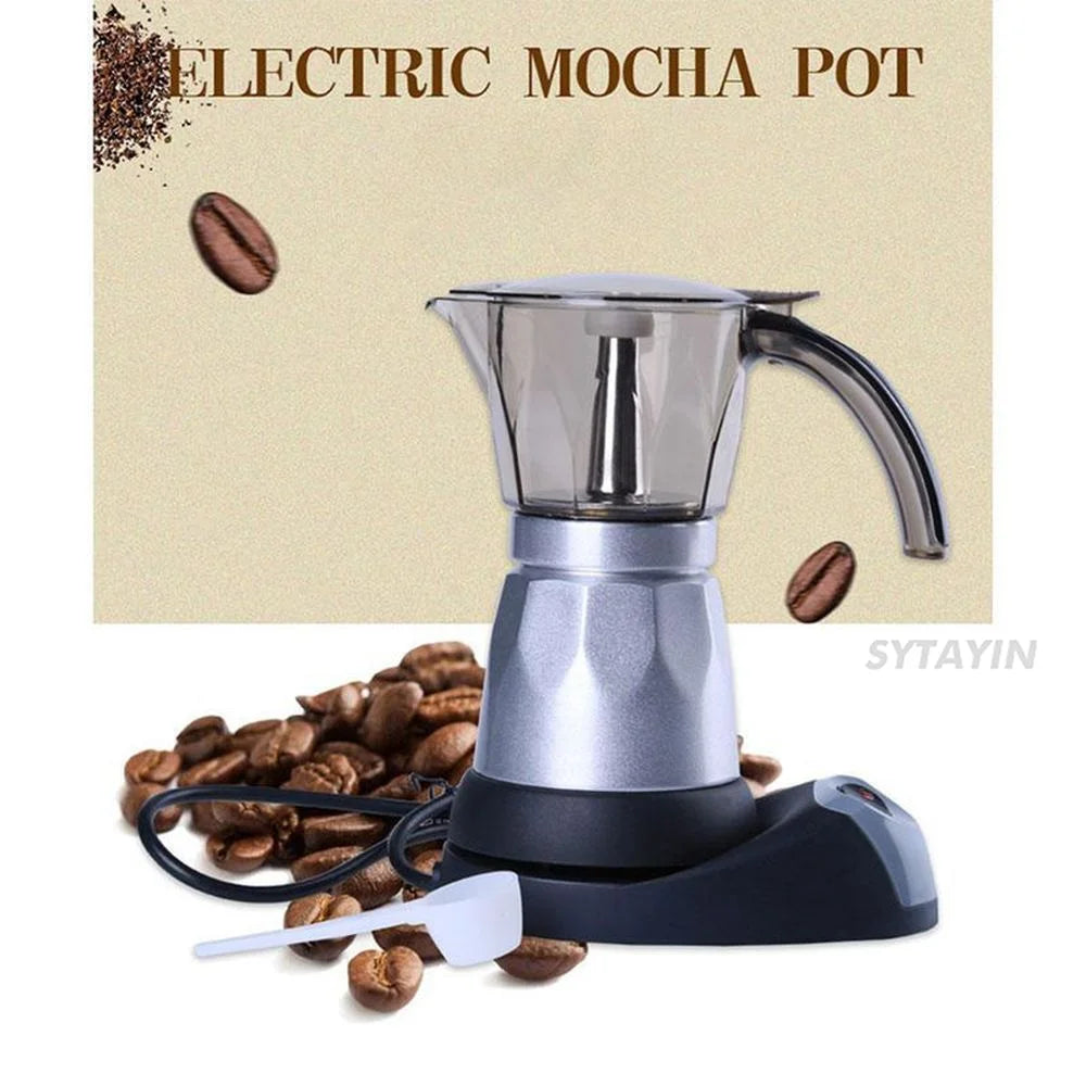 Multi-function Coffee Maker Coffee Pot Coffee Percolators Electric Moka Pot Kettle Coffee Brewer Portable Office Coffee Maker