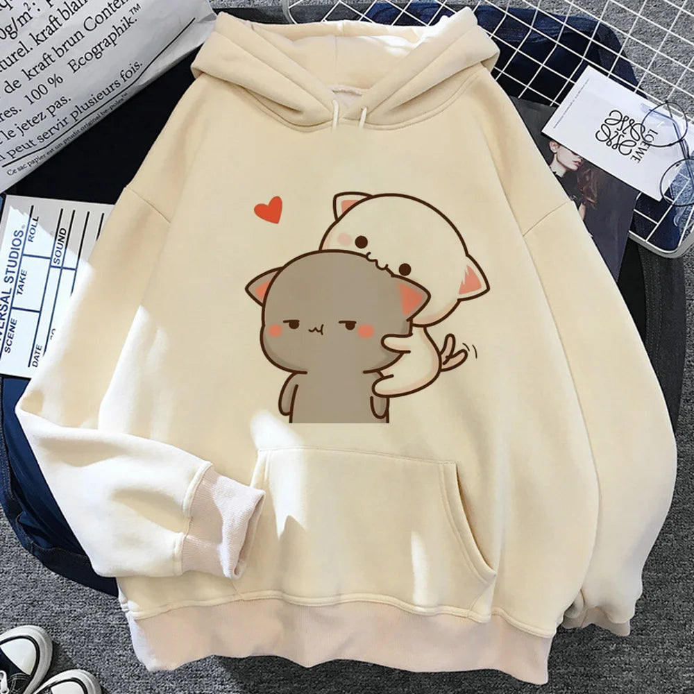 Bubu Dudu hoodies women sweat y2k Kawaii streetwear Hooded Shirt tracksuit female gothic Hood